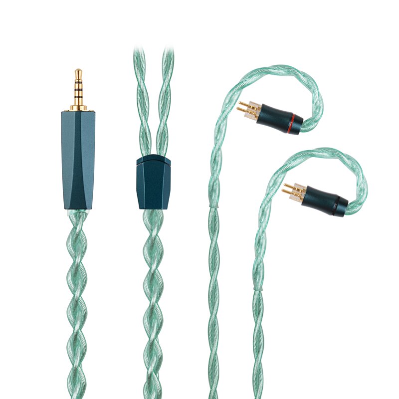 NiceHCK FourMix Flagship Earphone Cable Quaternary Alloy Upgrade Wire 3.5/2.5/4.4mm MMCX/0.78mm 2Pin For IEM Youth M5 S12 Olina - The HiFi Cat