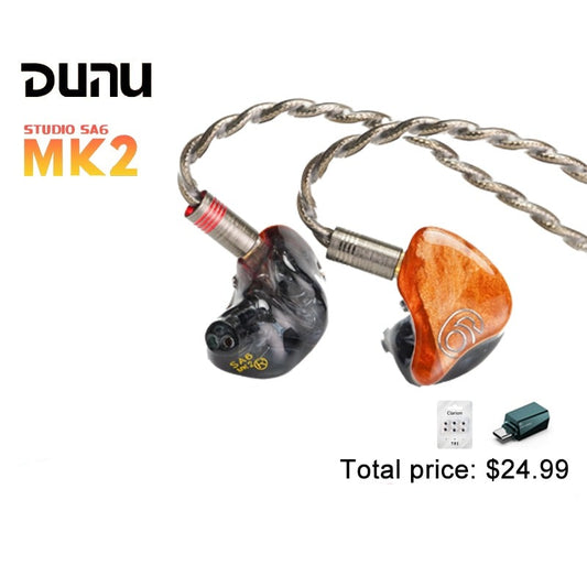 DUNU SA6 MKII / MK2 6BA In-Ear Monitors IEMs 6 Balance Armature Drivers - The HiFi Cat