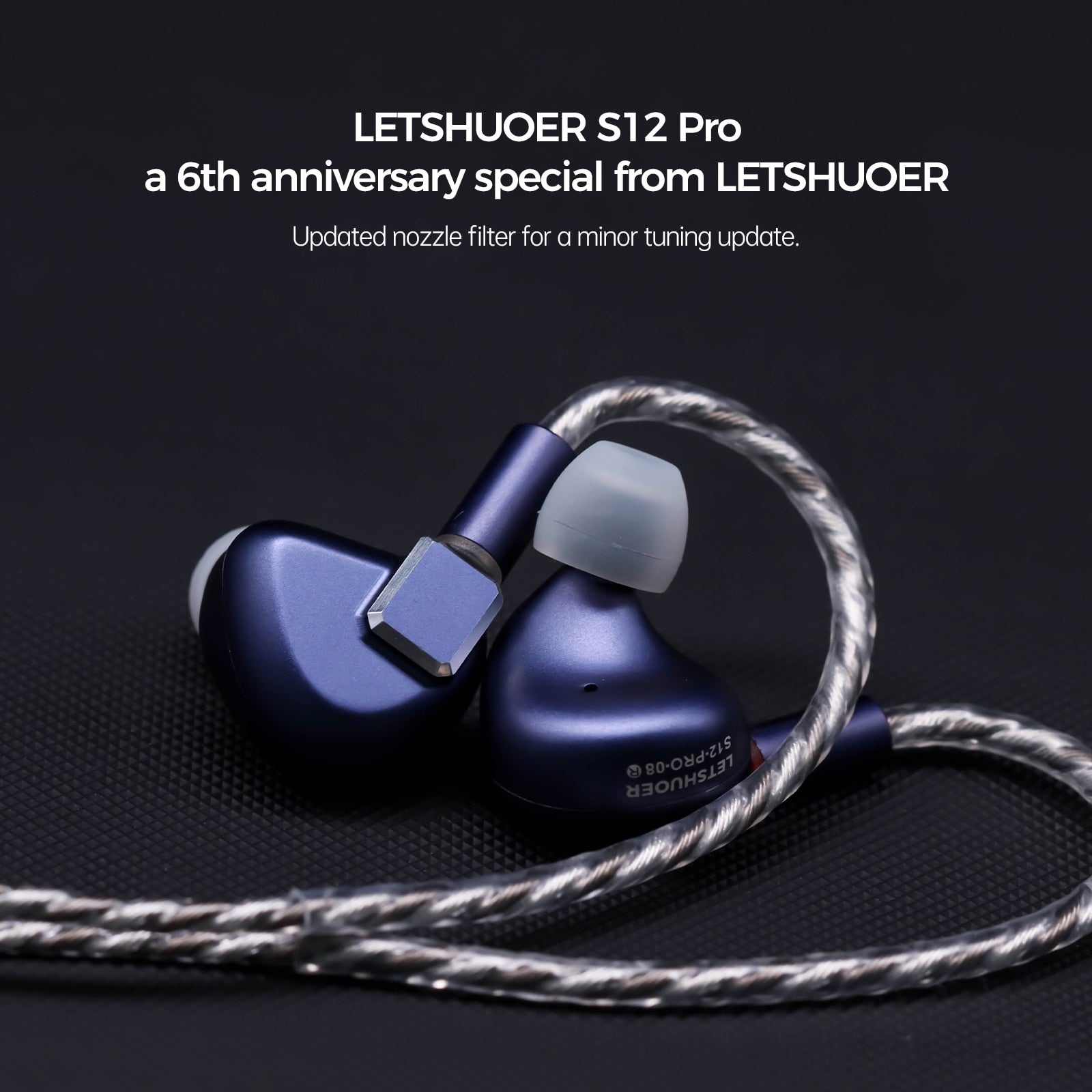 Letshuoer S12 PRO |Magnetic Planar Driver IEM Hi-Fi Earphones Silver Plated Monocrystalline Copper Cable with 2.5/3.5/4.4mm plug - The HiFi Cat