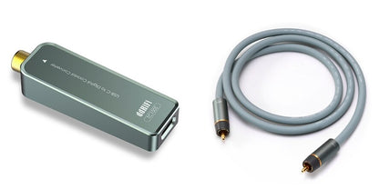 ddHiFi TC100S USB-C Female to RCA Coaxial Digital Interface & RC100C RCA OCC Coaxial Cable (Detachable Version of TC100-COA) - The HiFi Cat