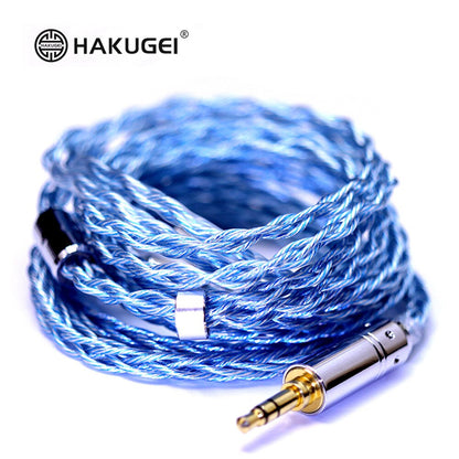HAKUGEI BLUE SWEETHEART 7N 8Shares 1024 Cores 24awg 2Pin 0.78 MMCX QDC Earphone Upgrade Cable for KXXS S8 ASX - The HiFi Cat