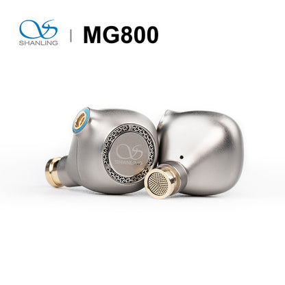 SHANLING MG800 34TH Dual Dynamic Drivers In-ear Earphone Headset Semi-open Acoustic Design MMCX Cable 2.5+3.5+mm Plug Earbuds - The HiFi Cat