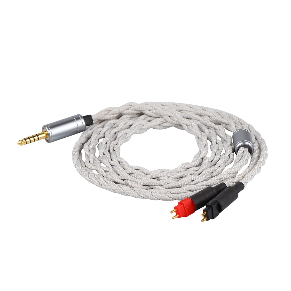 Tripowin Alture 26AWG high-purity single crystal copper silver-plated headphone upgrade cable 1.5m Long - The HiFi Cat