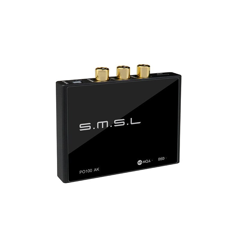 SMSL PO100 AK USB Digital Interface XOMS XU316 32bit 768Khz AK4493S MQA Decoding optical/coaxial/RCA output for PS4 PS5 Switch - The HiFi Cat