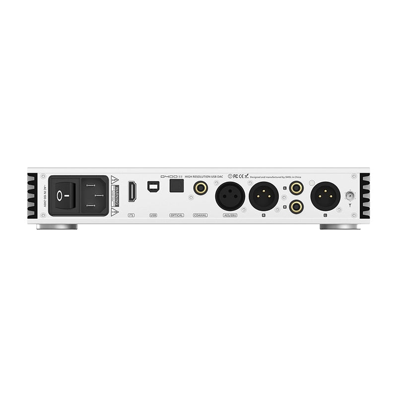 SMSL D400ES Audio DAC MQA MQA-CD Hires ES9039MSPRO 11OPA1612A XU316 DSD512 Bluetooth AES I2S 32bit/768kHz With Remote Control - The HiFi Cat
