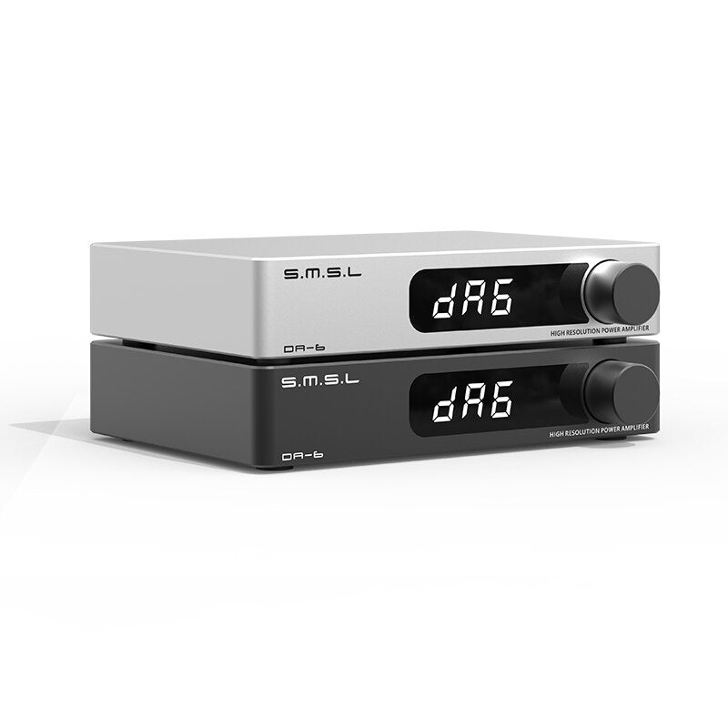 SMSL DA-6 Power Amplifier Mini High Resolution DA6 Amp 70W*2 with Remote Control - The HiFi Cat