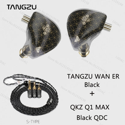Tangzu WAN ER SG 2022 New 10mm Dynamic Driver Earphone IEM Metal Composite Diaphragm N52 Magnet 0.78 2pin Angeldac Sales - The HiFi Cat