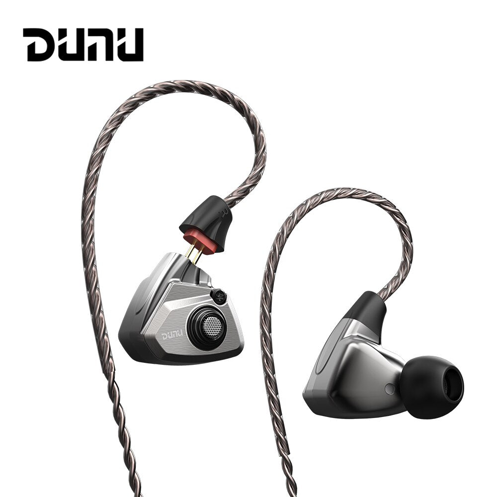 DUNU TITAN S In-ear Earphone IEM 11mm Dynamic Driver Earbuds 0.78mm High-purity Silver-plated Copper Cable Headset - The HiFi Cat
