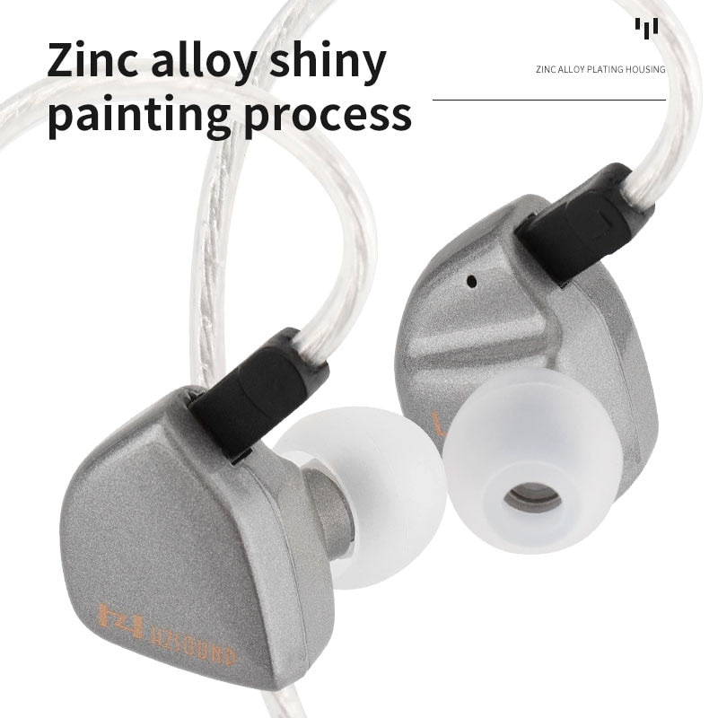 HZSOUND Heart Mirror Zero 10mm Drive Unit CCAW Voice Coil CNT Diaphragm In-ear Monitor 2Pin With MIC Earphone HiFi Headphone - The HiFi Cat