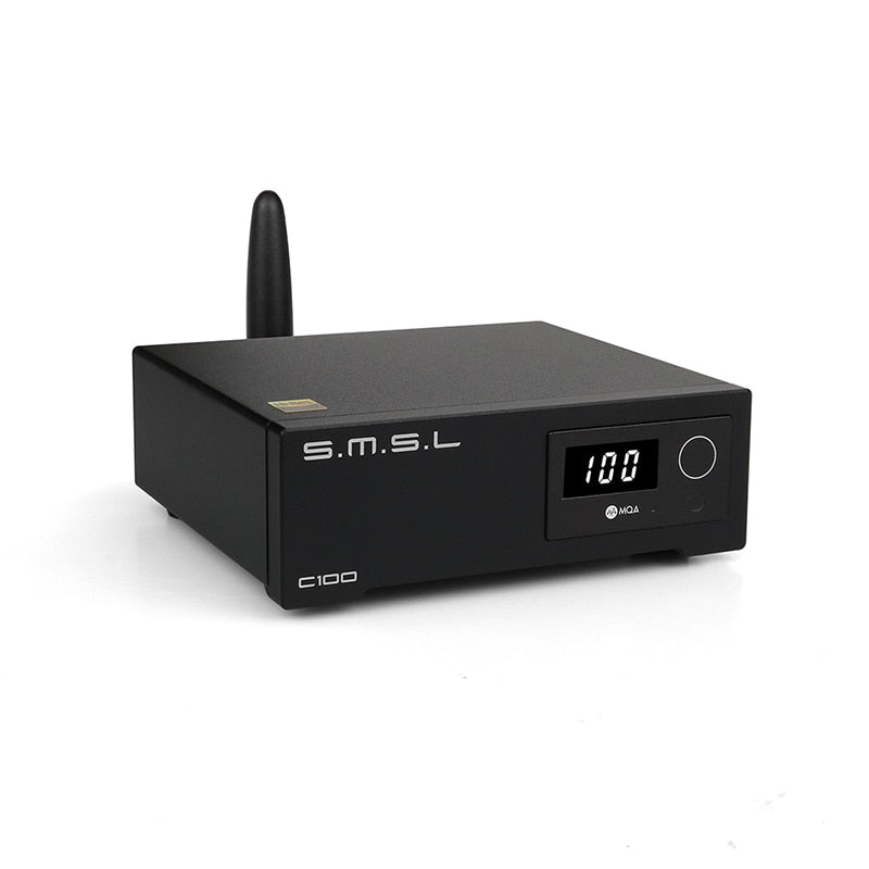 SMSL C100 USB MQA DAC AK4493S Bluetooth Decoder With remote control - The HiFi Cat