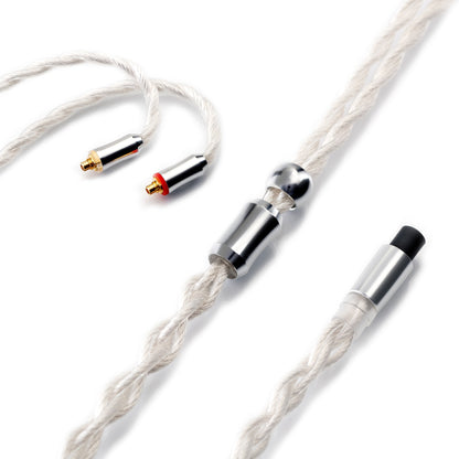 kinera QoA RUM Modular Upgrade Cable (2.5+3.5+4.4), 6N OCC with silver plated, 4 core cross braided, 0.78 2pin / MMCX connector - The HiFi Cat