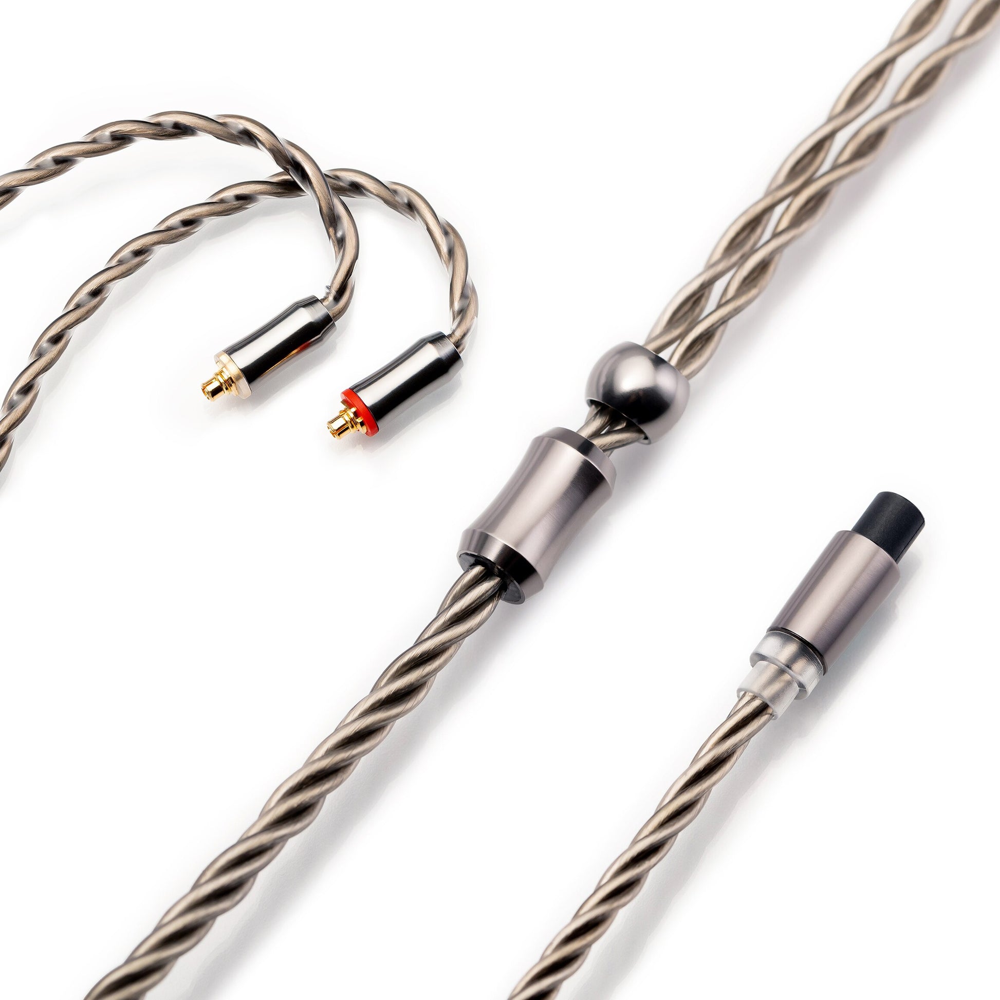 Kinera Dromi Modular Upgrade Cable (2.5+3.5+4.4), 6N OCC with silver plated,4 core twist braided, 0.78 2pin / MMCX connector - The HiFi Cat