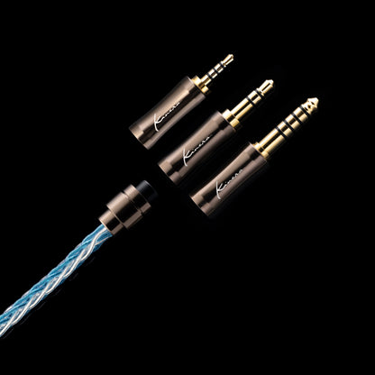 Kinera Ace Modular Upgrade Cable (2.5+3.5+4.4),OFC+ OFC with silver plated, 8 core 3-dimensional braided,0.78 2pin / MMCX - The HiFi Cat
