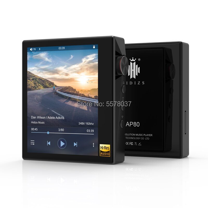 Hidizs AP80 HIFI MP3 Player Portable Touch Screen Music MP3 Player - The HiFi Cat