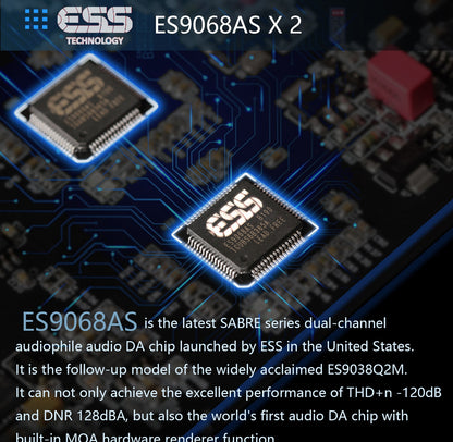 New upgrade GUSTARD DAC-X16 MQA decoder balance full decoding dual ES9068 Bluetooth 5.0 DSD512 XU216 USB IIS DAC - The HiFi Cat