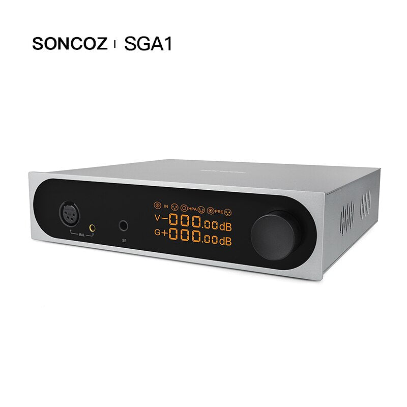SONCOZ SGA1 fully balanced earphone amp 600ohm Pre-amp - The HiFi Cat