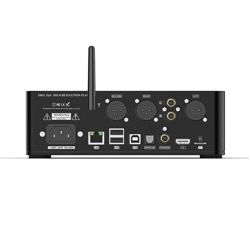 SMSL DP5 turntable U disk usb Bluetooth player MQA decoding ES9038PRO headphone amplifier DSD Digital WIFI Network Music Player - The HiFi Cat