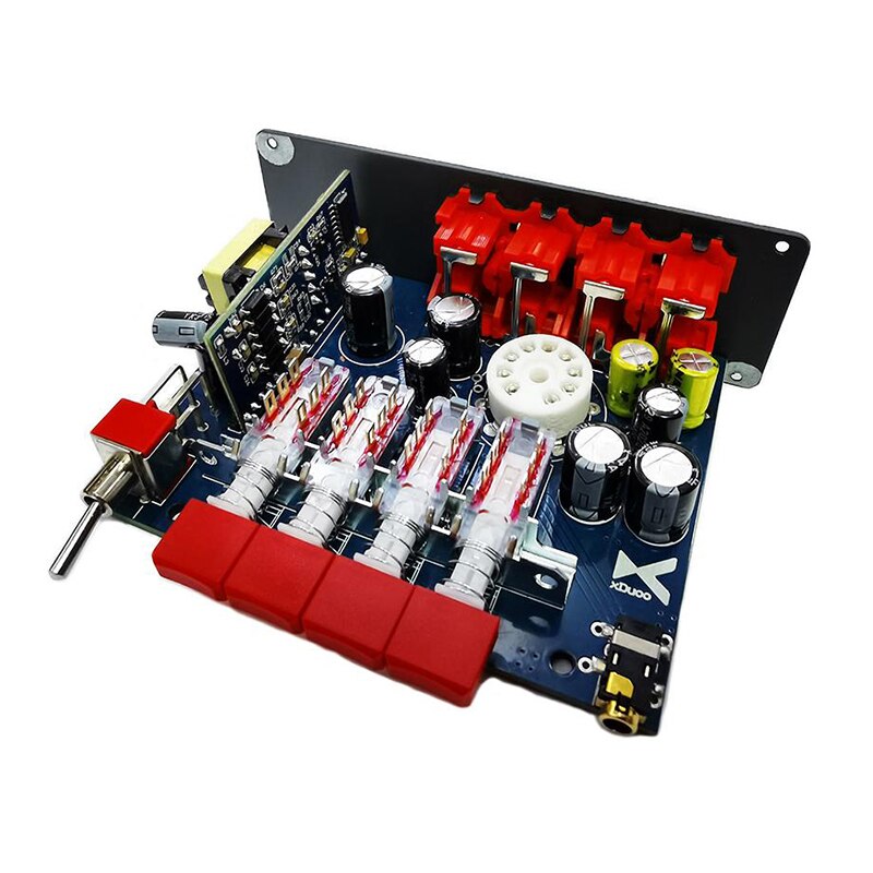 XDUOO MT-603 Multiple choice Tube PreAmplifier RCA 4 Audio Input One Audio Output 12AU7 Tube Amplifier - The HiFi Cat